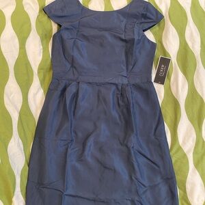 NWT J.Crew blue silk dress